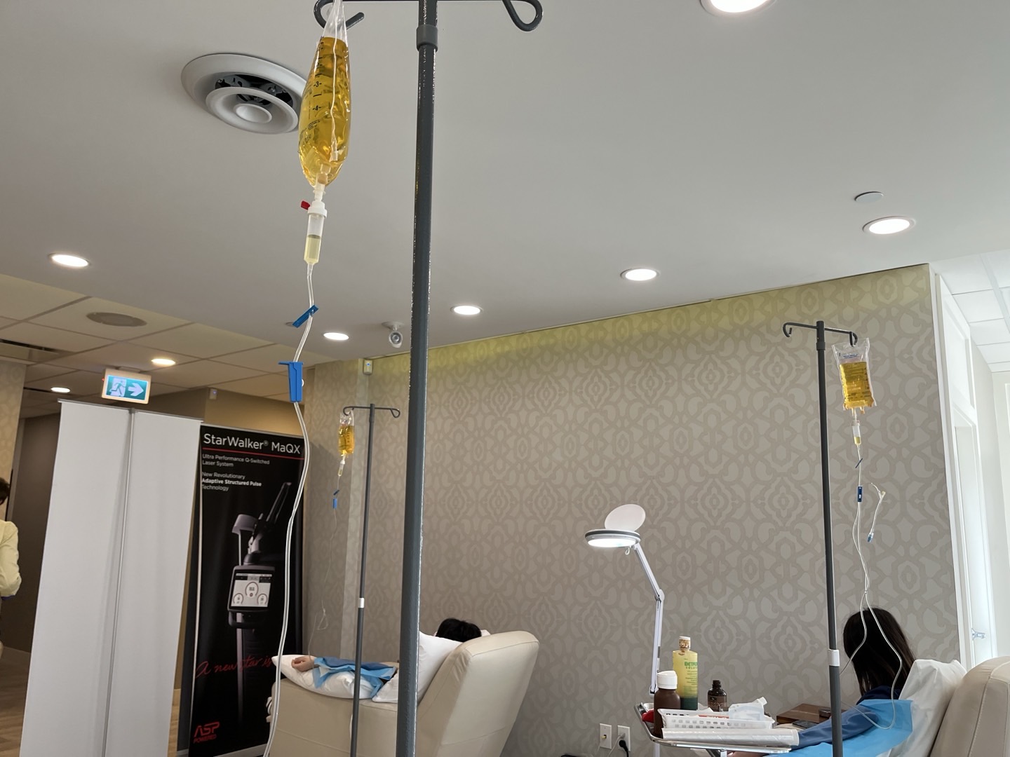 Naturopathic IV therapy room at our clinic.